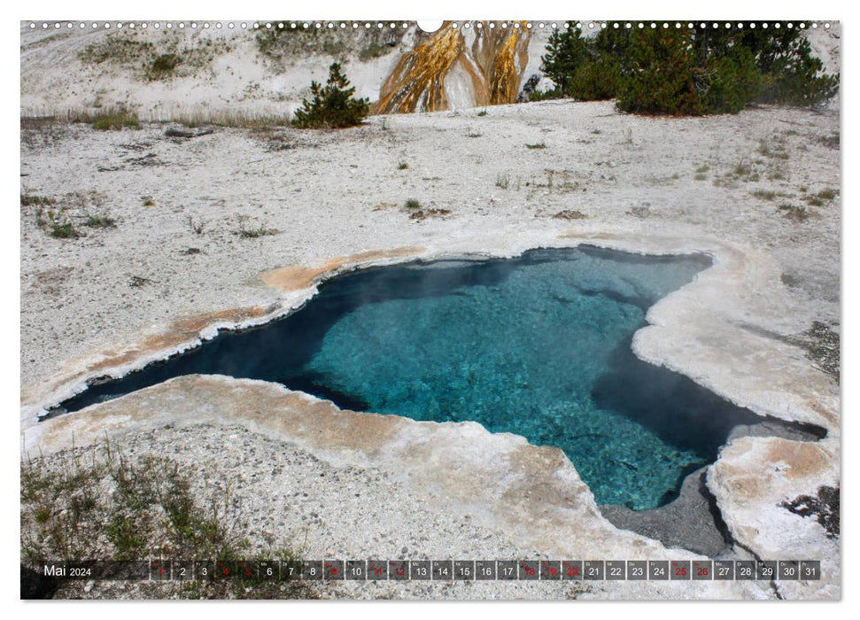 Farben des Yellowstone National Park 2024 (CALVENDO Premium Wandkalender 2024)