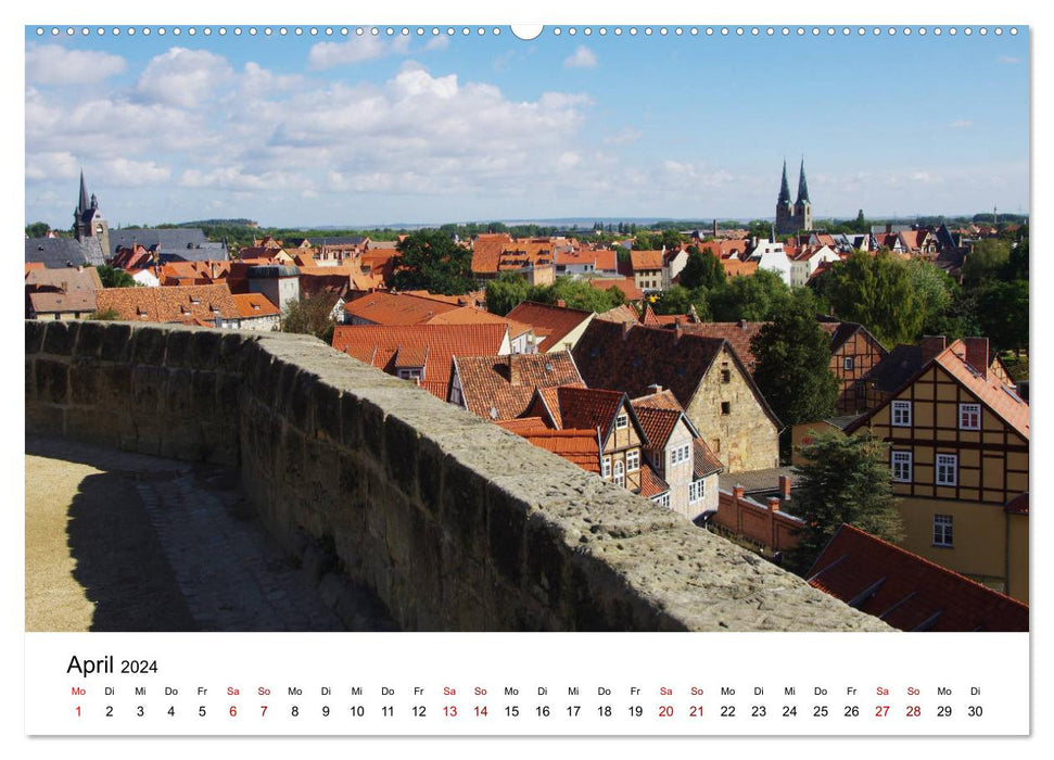 Weltkulturerbe Quedlinburg (CALVENDO Premium Wandkalender 2024)