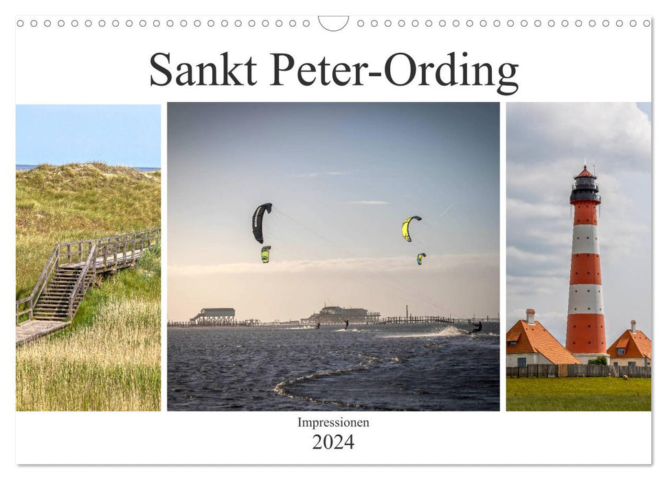 Impressionen aus Sankt Peter-Ording (CALVENDO Wandkalender 2024)