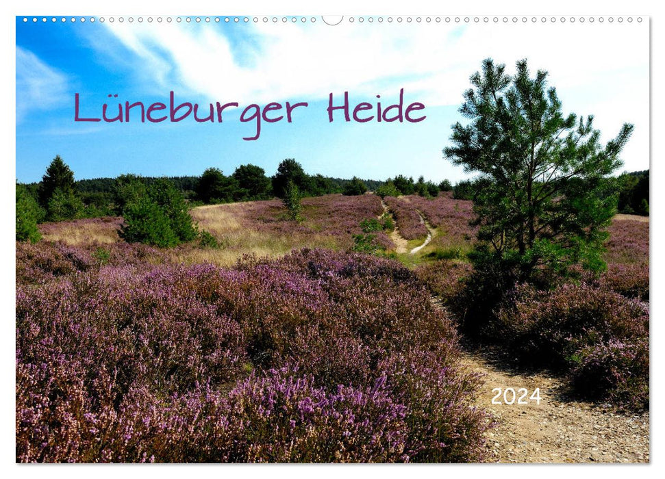 Lüneburger Heide (CALVENDO Wandkalender 2024)