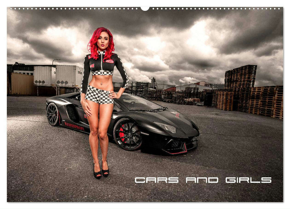 Cars and Girls (CALVENDO Wandkalender 2024)