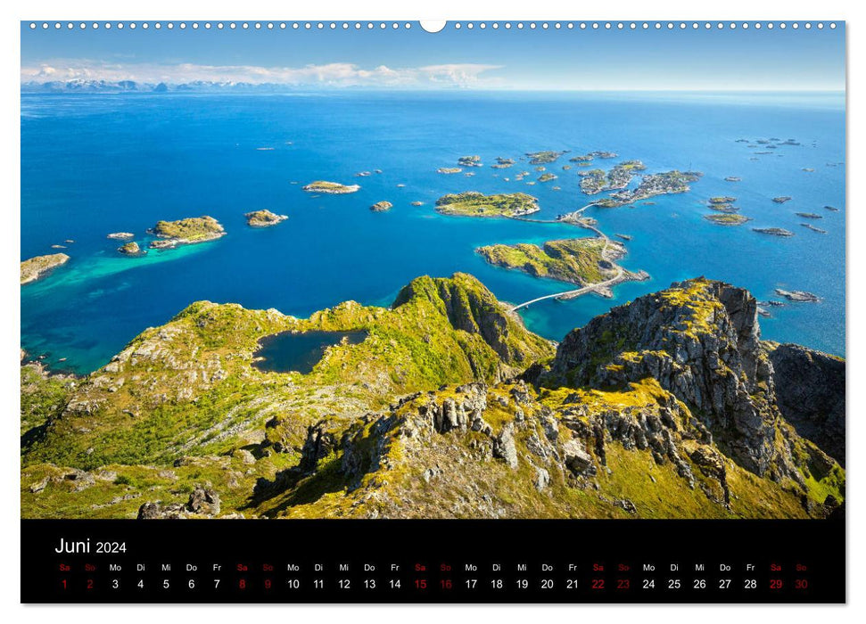 Lofoten - Inseln im Nordmeer (CALVENDO Wandkalender 2024)