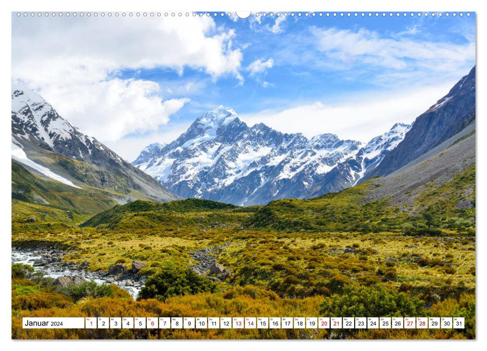 Neuseeland - Die schönsten Orte am anderen Ende der Welt (CALVENDO Premium Wandkalender 2024)