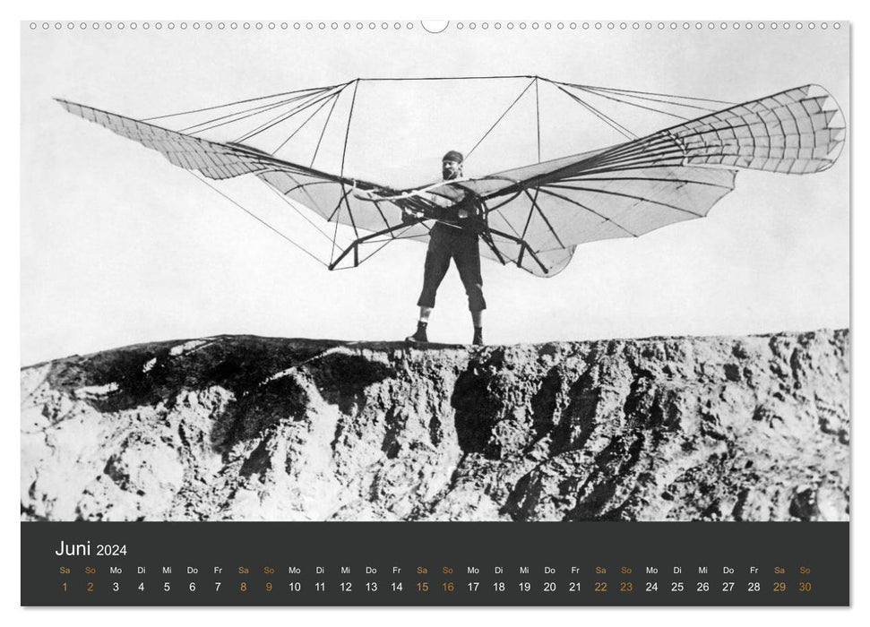 Flugpioniere - Der Traum vom Fliegen (CALVENDO Premium Wandkalender 2024)
