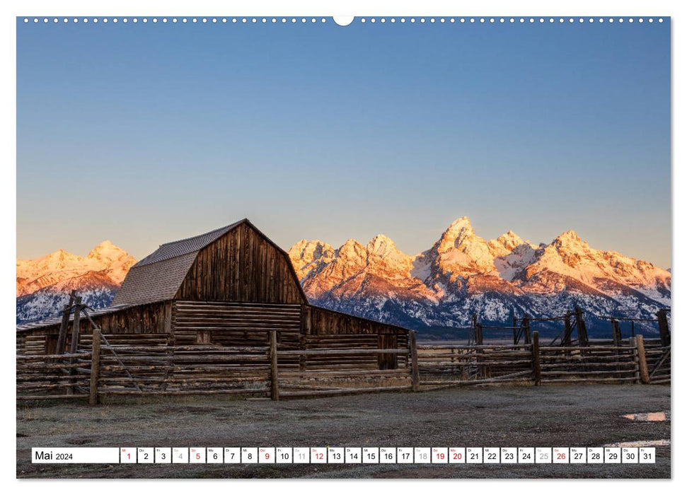 Grand Teton National Park (CALVENDO Premium Wandkalender 2024)