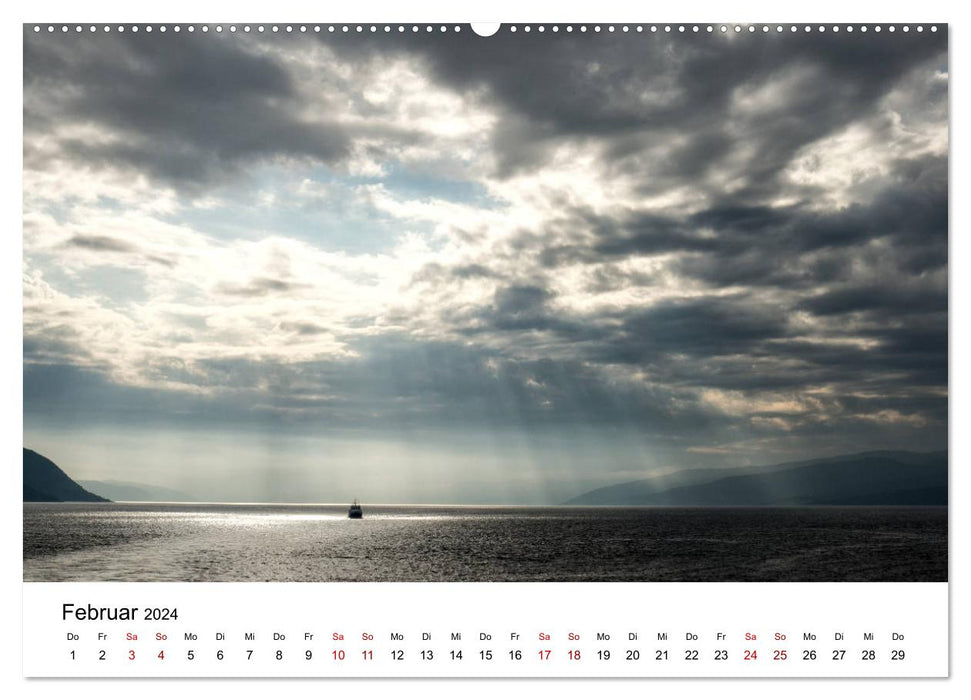 Hurtigruten - Bezaubernde Schönheit der norwegischen Küste (CALVENDO Premium Wandkalender 2024)