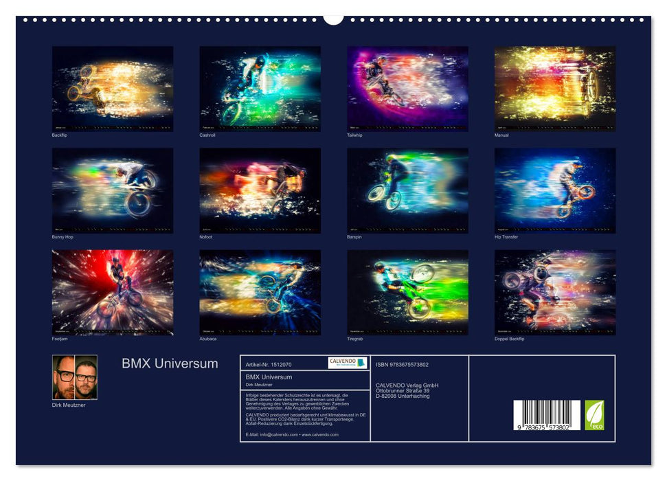BMX Universum (CALVENDO Premium Wandkalender 2024)
