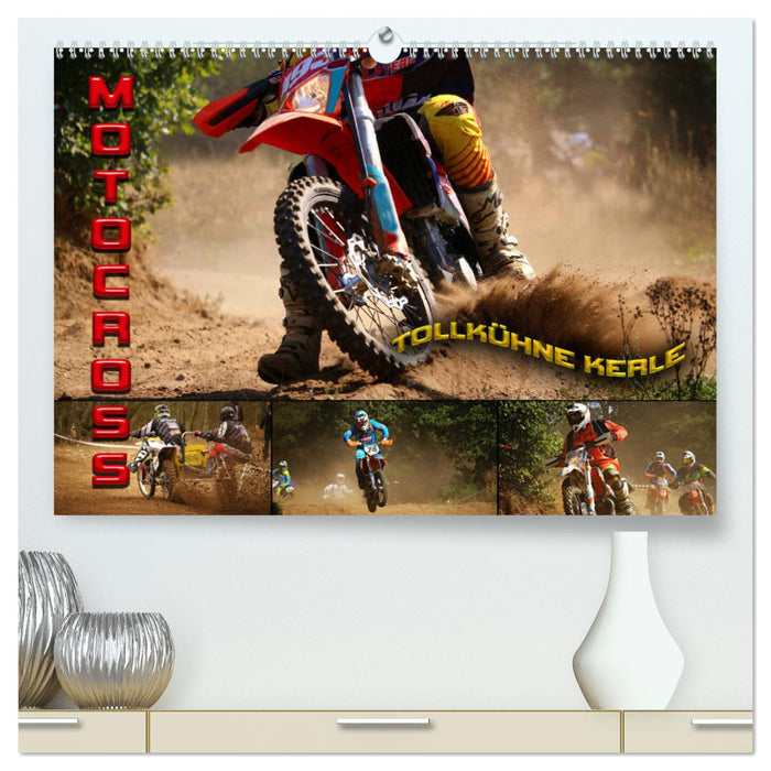 Motocross - tollkühne Kerle (CALVENDO Premium Wandkalender 2024)