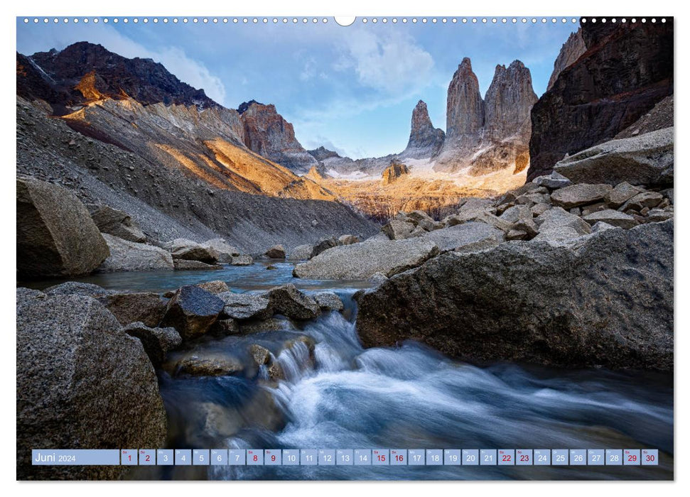 Patagonien: Einzigartige Landschaft am Ende der Welt (CALVENDO Premium Wandkalender 2024)