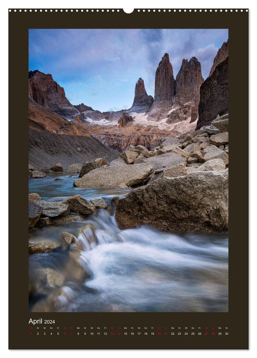 Patagonien: Sehnsuchtsziel am Ende der Welt (CALVENDO Premium Wandkalender 2024)