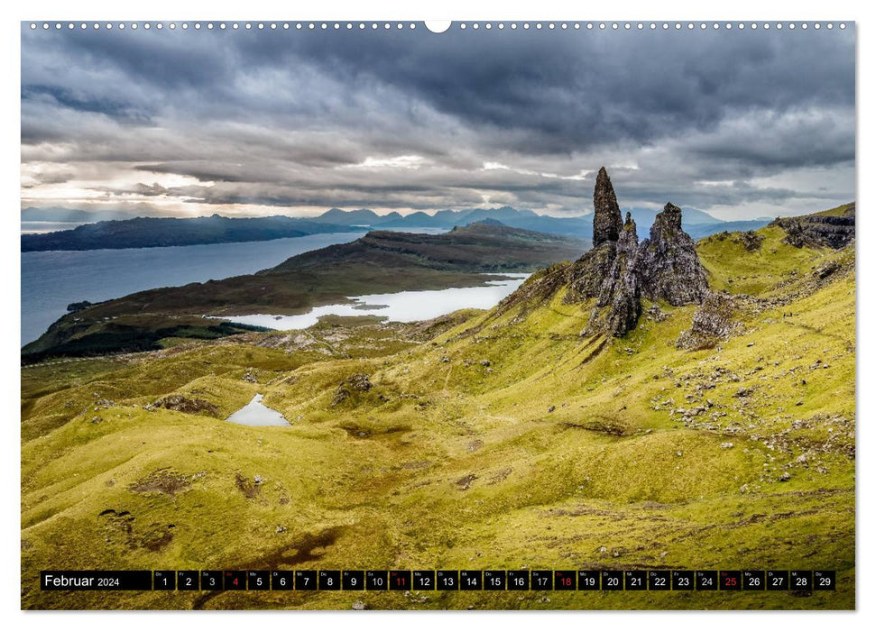 Schottland Farben und Licht (CALVENDO Premium Wandkalender 2024)