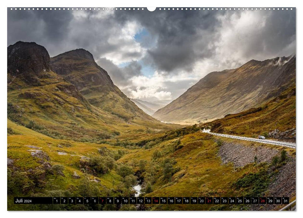 Schottland Farben und Licht (CALVENDO Premium Wandkalender 2024)