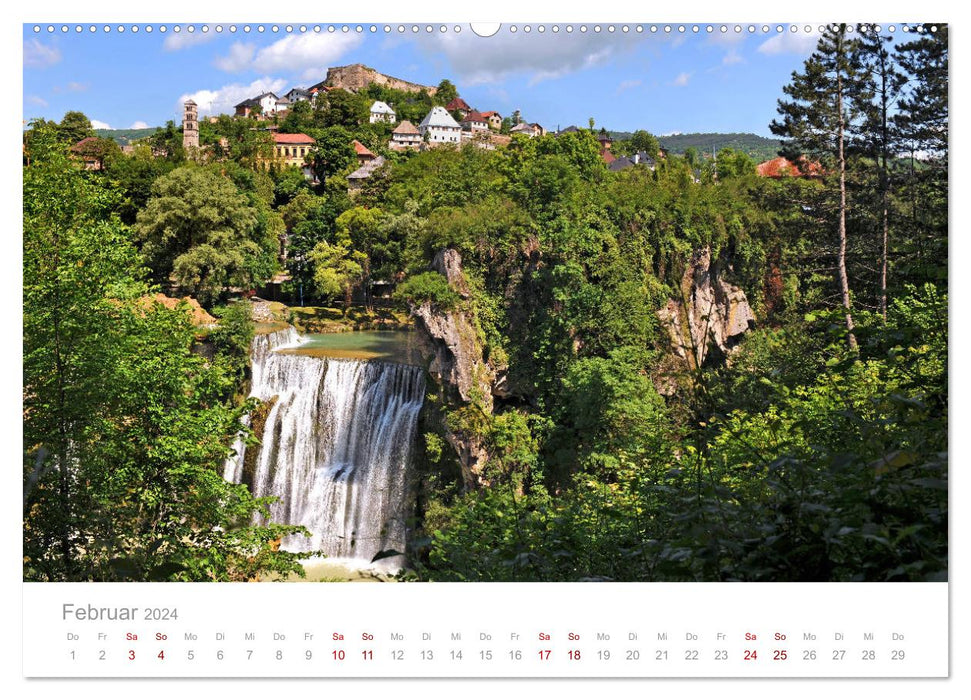Kreuz und quer durch Bosnien-Herzegowina (CALVENDO Premium Wandkalender 2024)