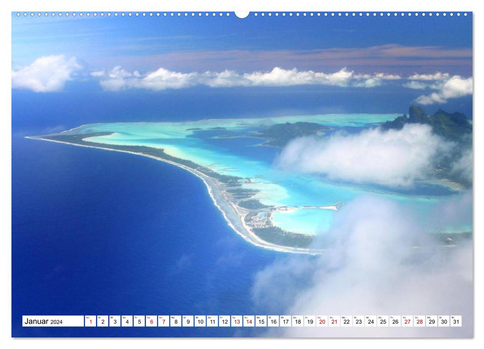 Reif für die Südsee. Reise von Fidschi bis Bora Bora (CALVENDO Premium Wandkalender 2024)