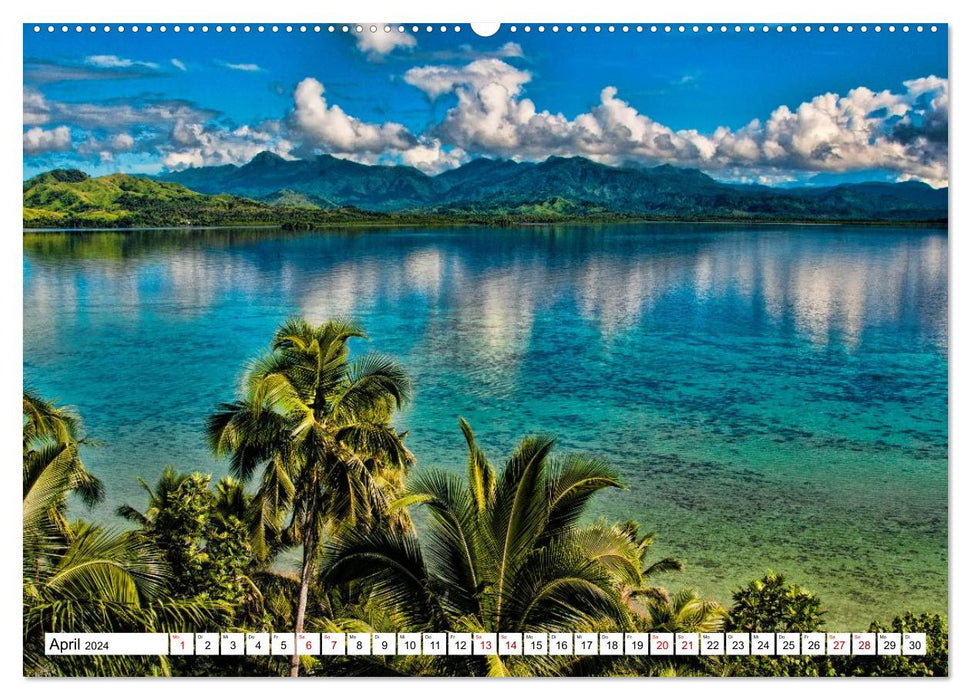 Reif für die Südsee. Reise von Fidschi bis Bora Bora (CALVENDO Premium Wandkalender 2024)