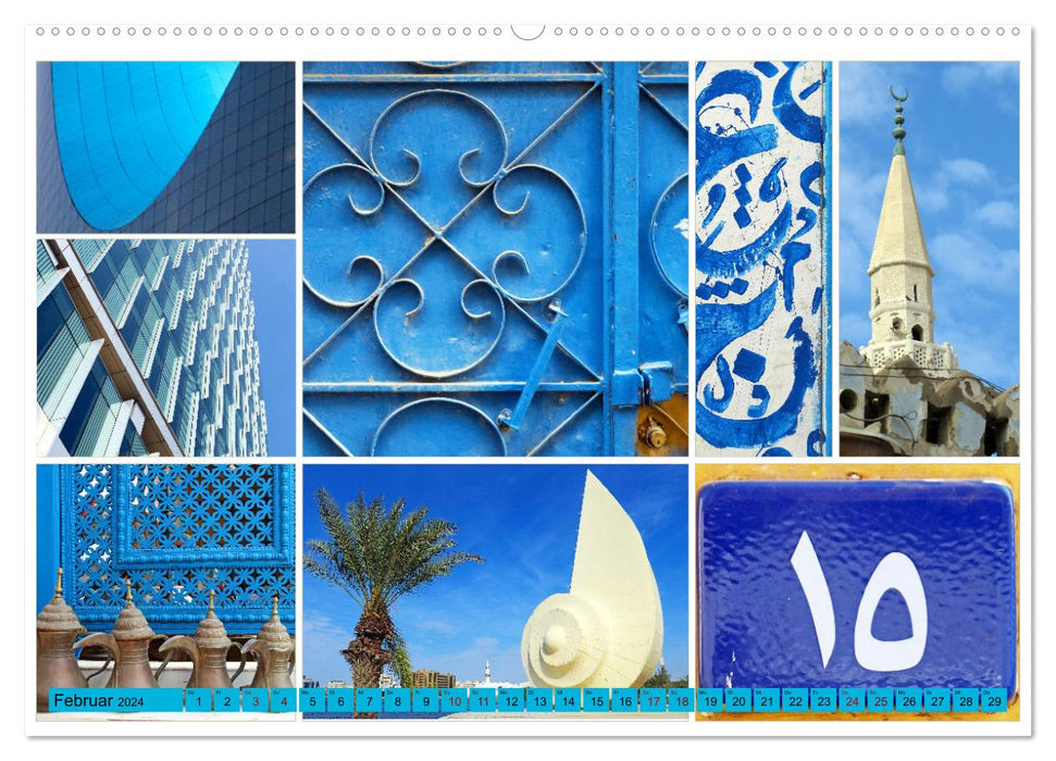 Saudi Arabiens Farben (CALVENDO Premium Wandkalender 2024)