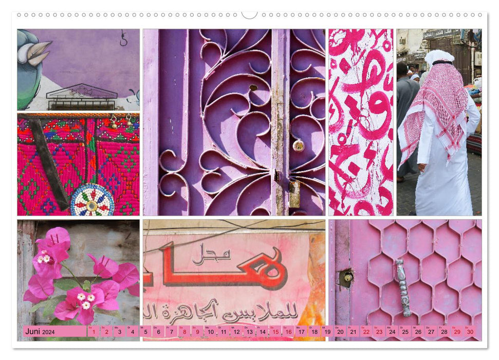Saudi Arabiens Farben (CALVENDO Premium Wandkalender 2024)