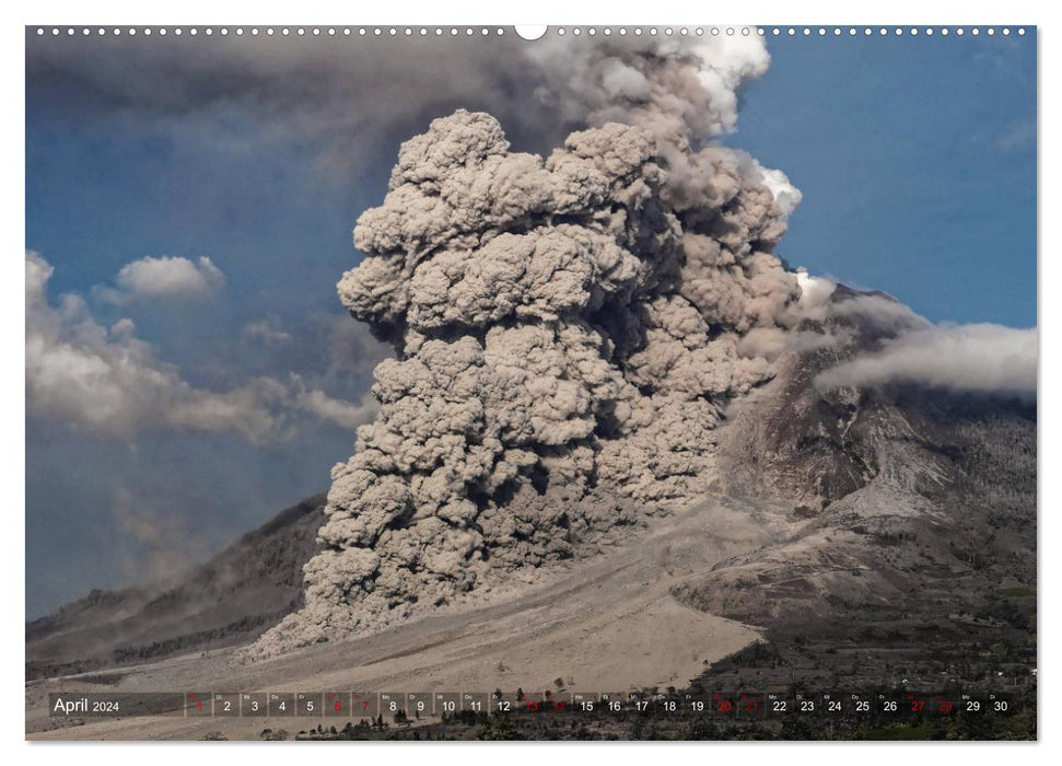 Vulkane - Magma, Lava, Eruptionen (CALVENDO Wandkalender 2024)