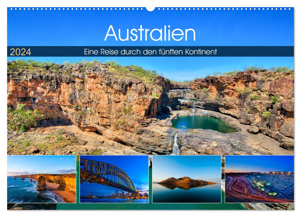 Australia - Travel The Gravel (CALVENDO wall calendar 2024) 