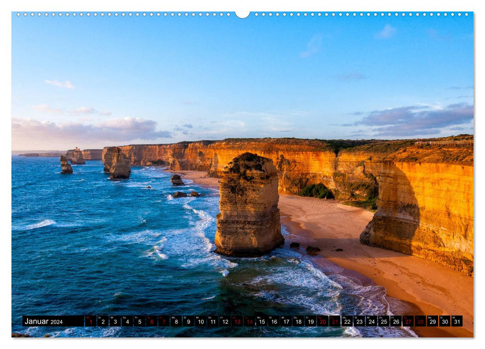 Australia - Travel The Gravel (CALVENDO wall calendar 2024) 