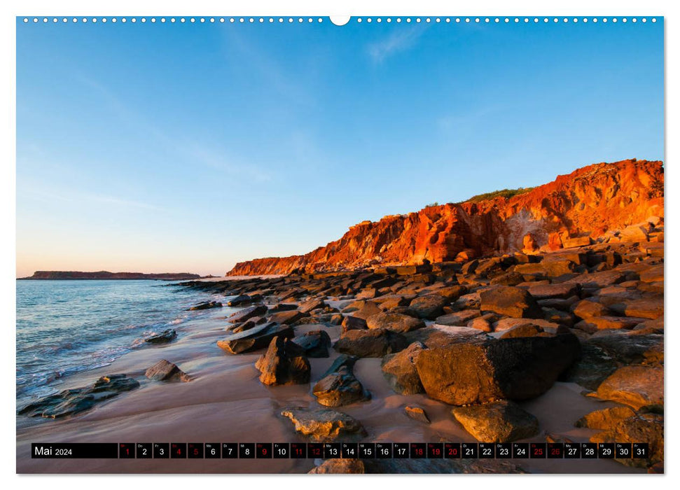 Australia - Travel The Gravel (CALVENDO wall calendar 2024) 