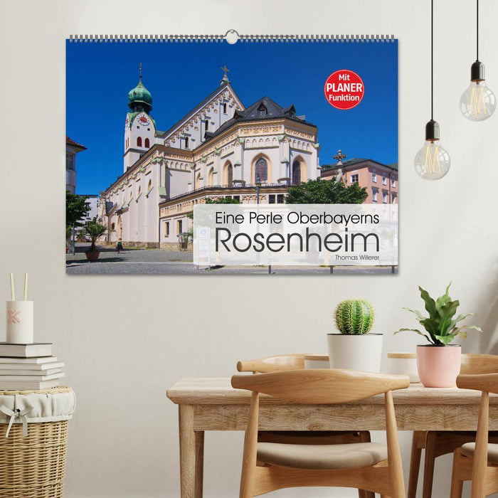 A pearl of Upper Bavaria - Rosenheim (CALVENDO wall calendar 2024) 