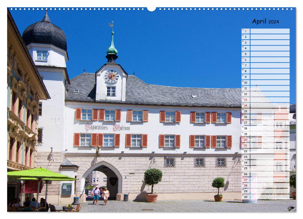 A pearl of Upper Bavaria - Rosenheim (CALVENDO wall calendar 2024) 