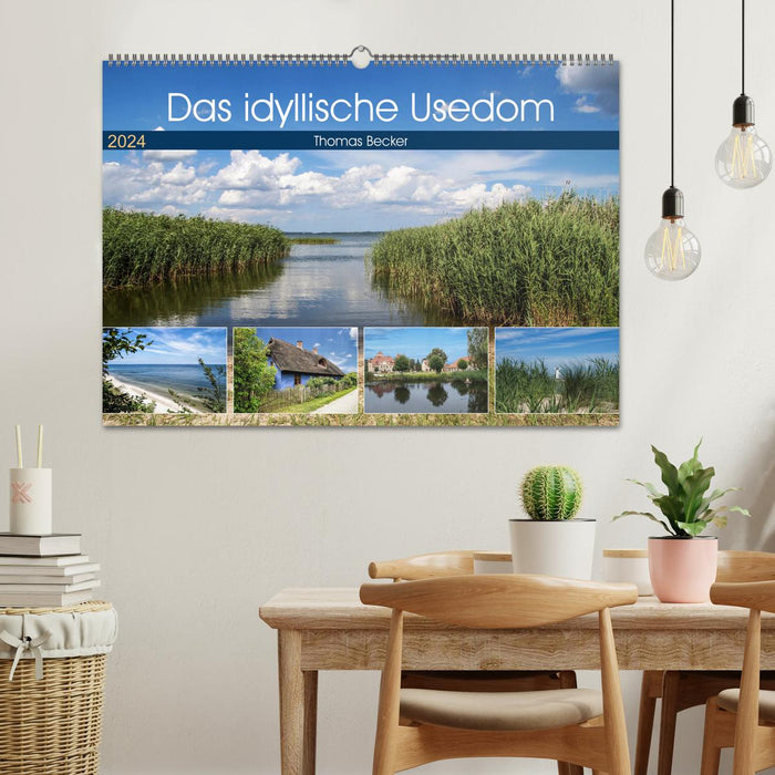 The idyllic Usedom (CALVENDO wall calendar 2024) 