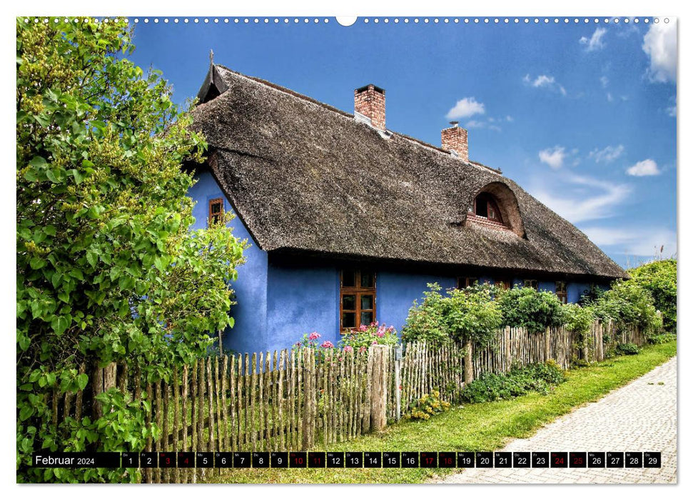 The idyllic Usedom (CALVENDO wall calendar 2024) 