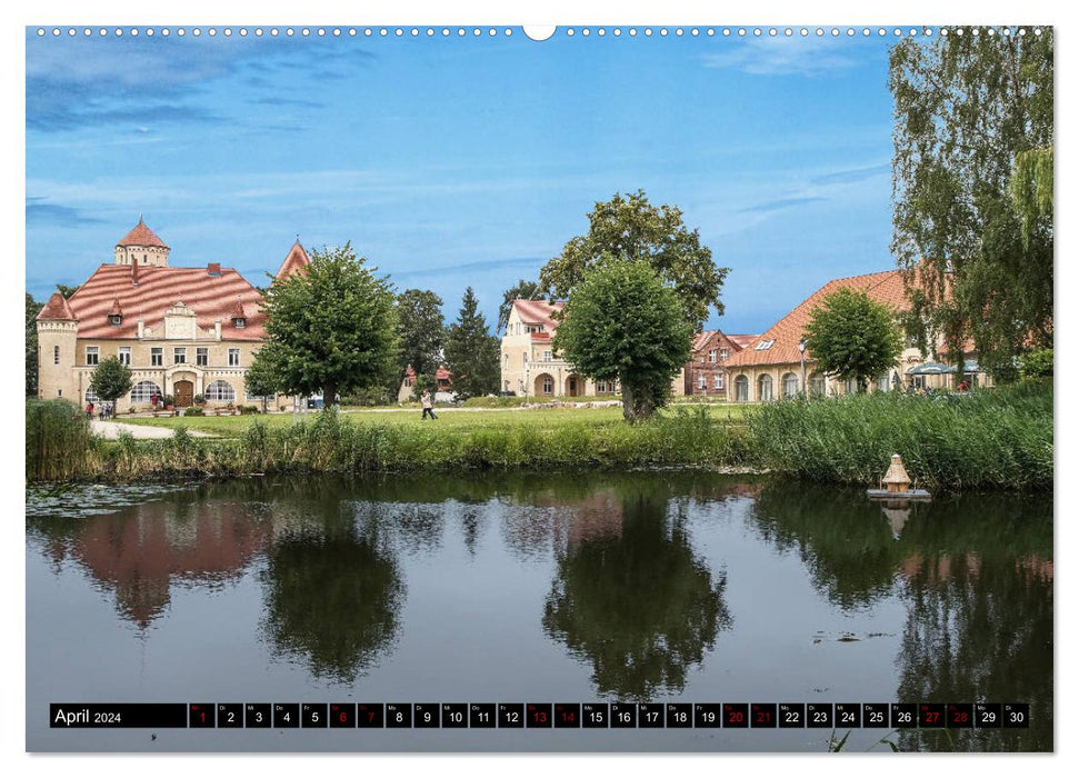 The idyllic Usedom (CALVENDO wall calendar 2024) 