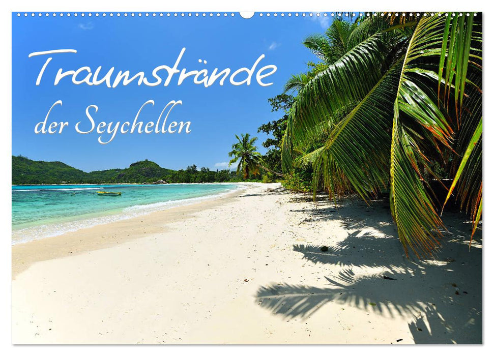 Traumstrände der Seychellen (CALVENDO Wandkalender 2024)