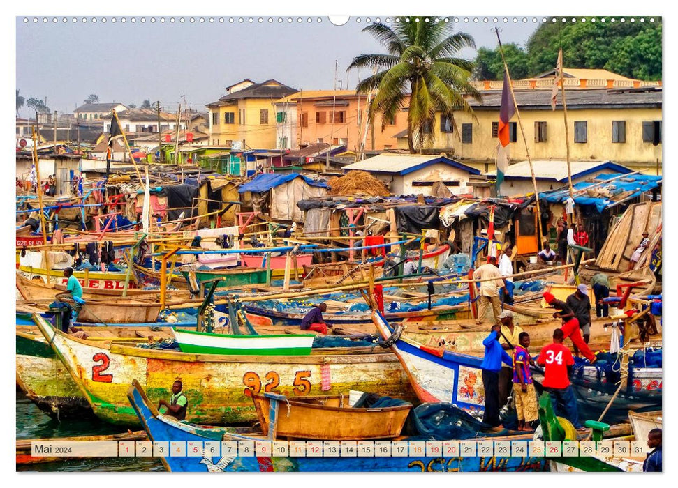 Reise durch Afrika - Ghana (CALVENDO Wandkalender 2024)