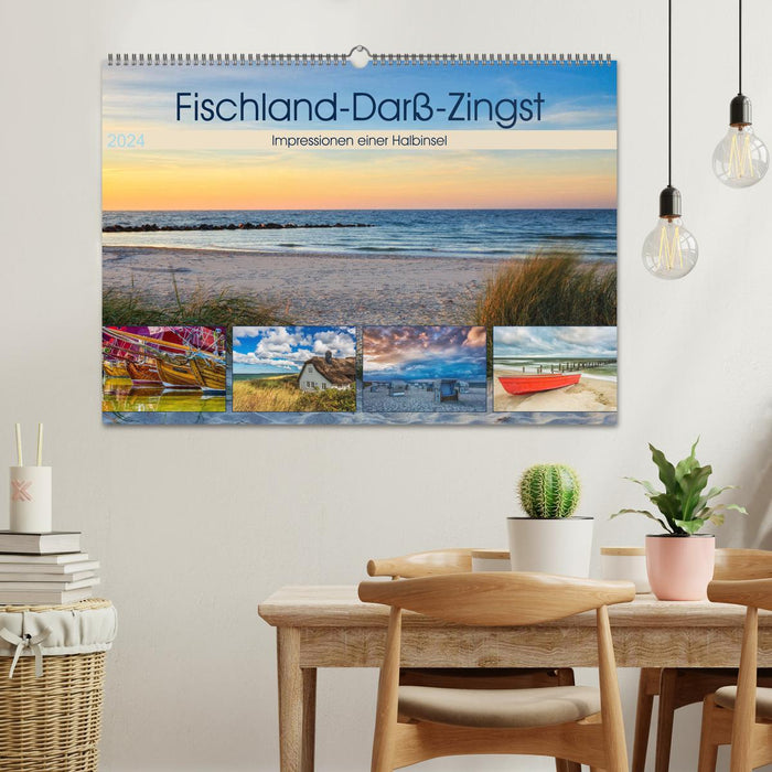 Fischland-Darß-Zingst 2024 Impressions of a peninsula (CALVENDO wall calendar 2024) 