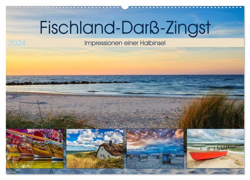 Fischland-Darß-Zingst 2024 Impressions of a peninsula (CALVENDO wall calendar 2024) 