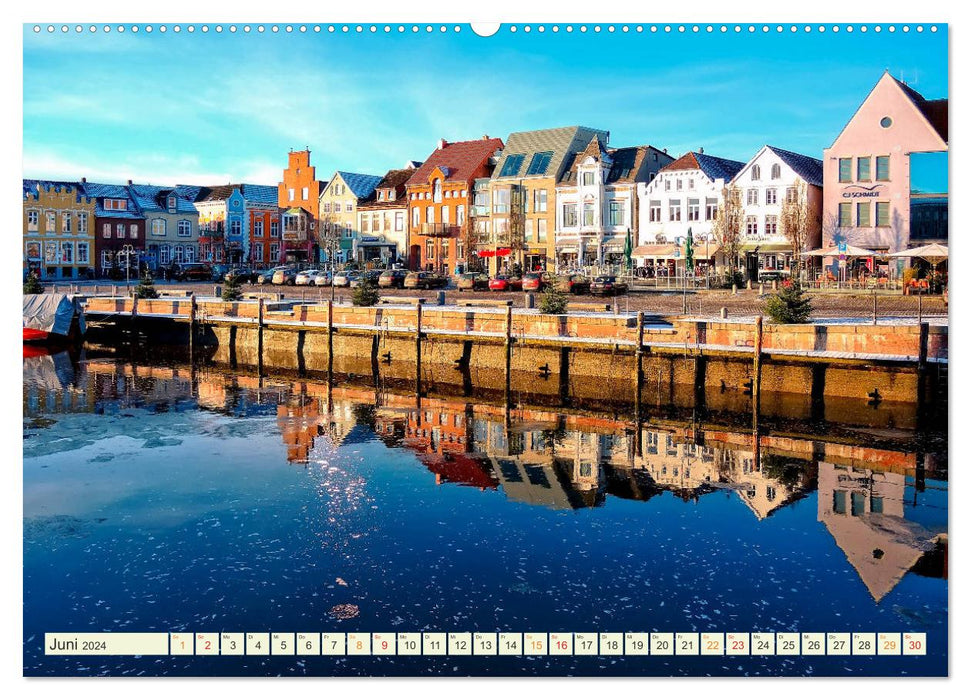Reise an die Nordsee - Husum (CALVENDO Premium Wandkalender 2024)