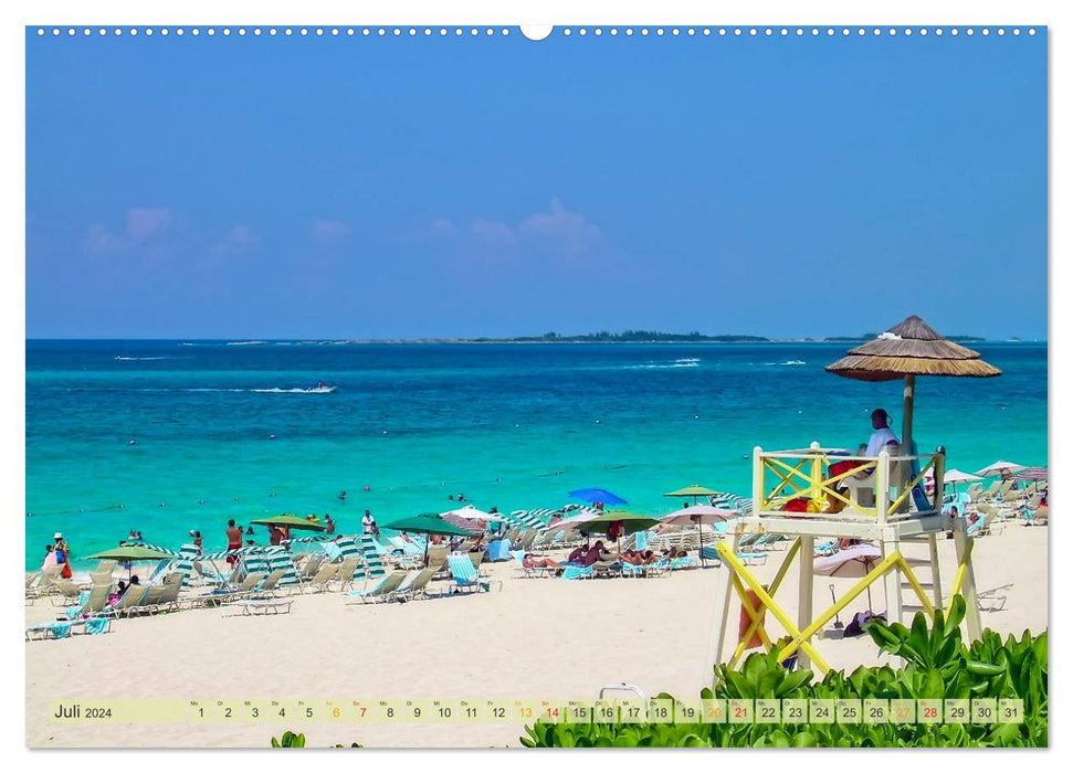 Die Westindischen Inseln - Bahamas (CALVENDO Premium Wandkalender 2024)