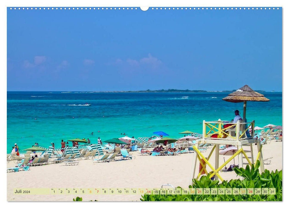 The West Indies - Bahamas (CALVENDO Premium Wall Calendar 2024) 