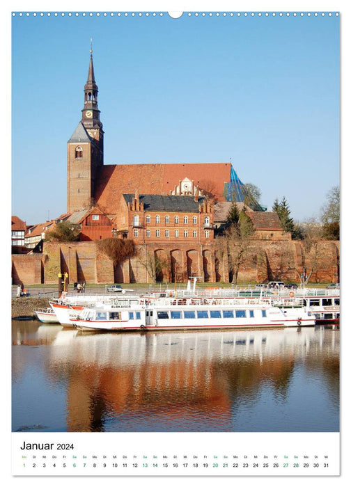 Tangermünde - Stadt an der Elbe (CALVENDO Premium Wandkalender 2024)