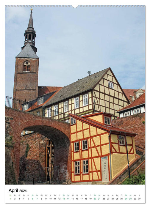 Tangermünde - Stadt an der Elbe (CALVENDO Premium Wandkalender 2024)