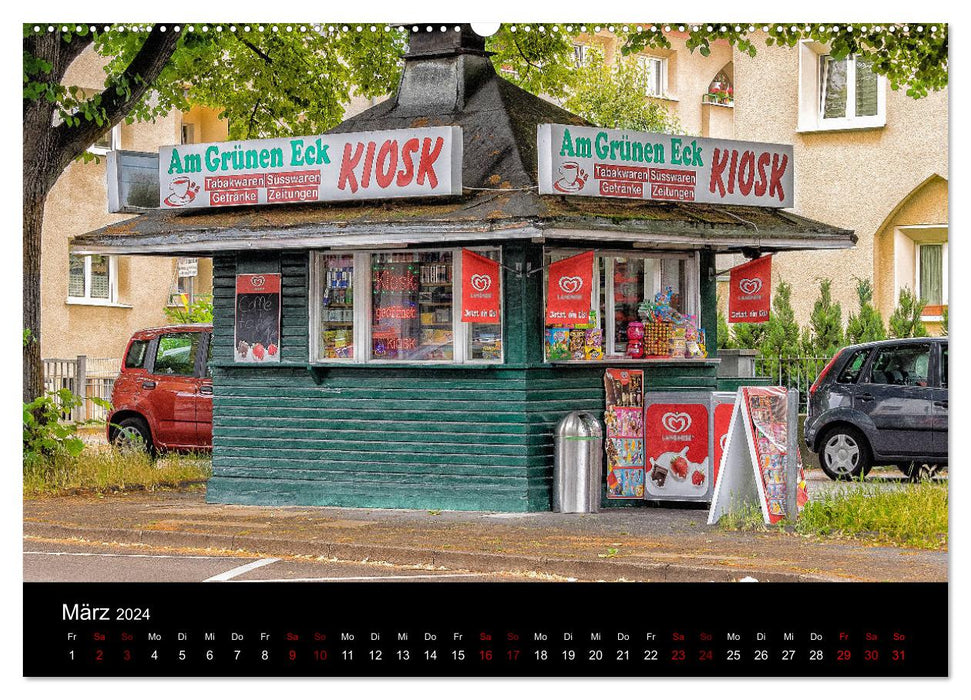 Kölsche Veedelskultur. Büdchen, Kioske und Trinkhallen. (CALVENDO Premium Wandkalender 2024)