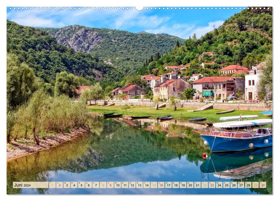 Reise nach Montenegro (CALVENDO Premium Wandkalender 2024)