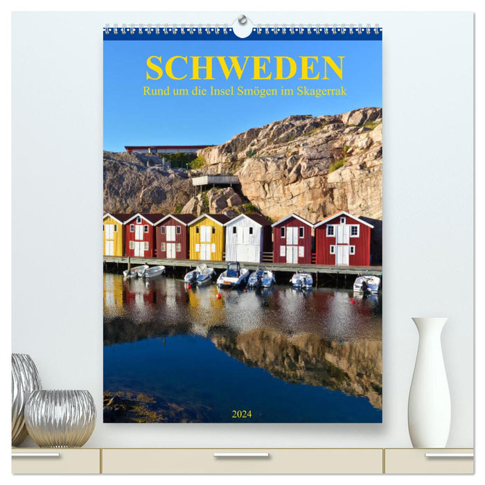 SWEDEN Around the island of Smögen in the Skagerrak (CALVENDO Premium Wall Calendar 2024) 