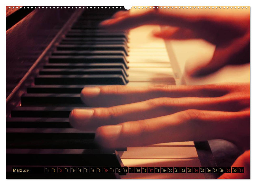 Piano fascinates (CALVENDO Premium Wall Calendar 2024) 