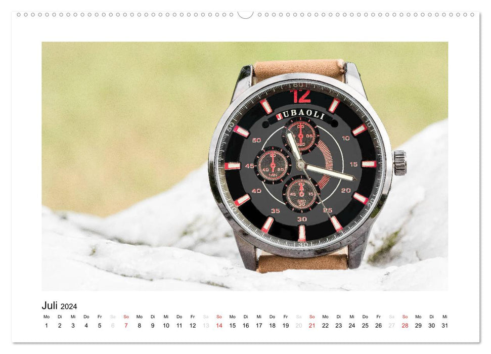 Clocks from all over the world (CALVENDO Premium Wall Calendar 2024) 