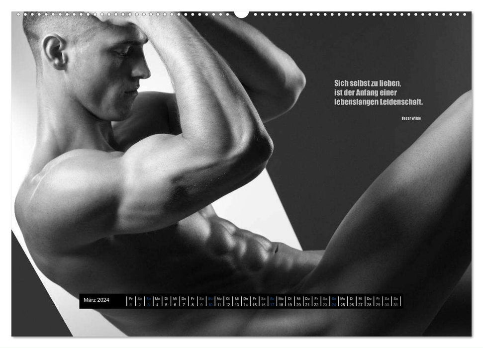 Kluge Sprüche... starke Männer (CALVENDO Premium Wandkalender 2024)