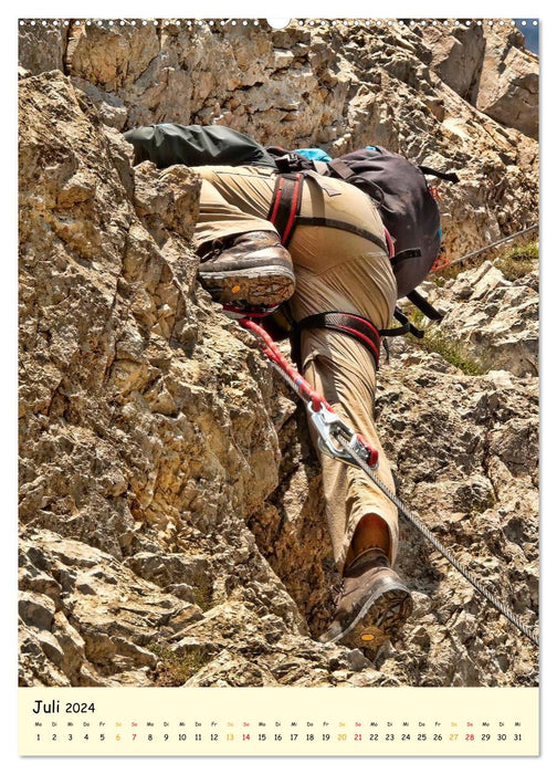 Climbing and mountaineering (CALVENDO Premium wall calendar 2024) 