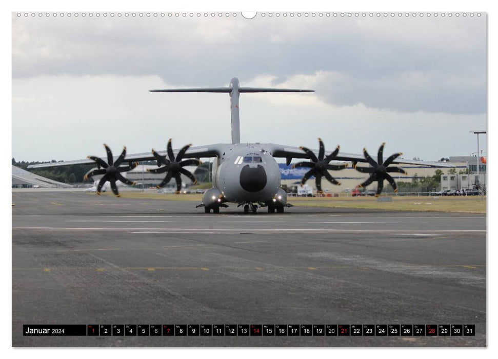 Augenblicke in der Luft: Airbus A400M (CALVENDO Premium Wandkalender 2024)
