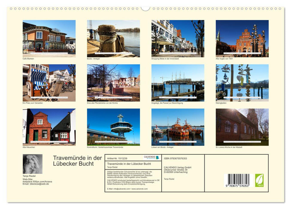 Travemünde in the Bay of Lübeck (CALVENDO Premium Wall Calendar 2024) 