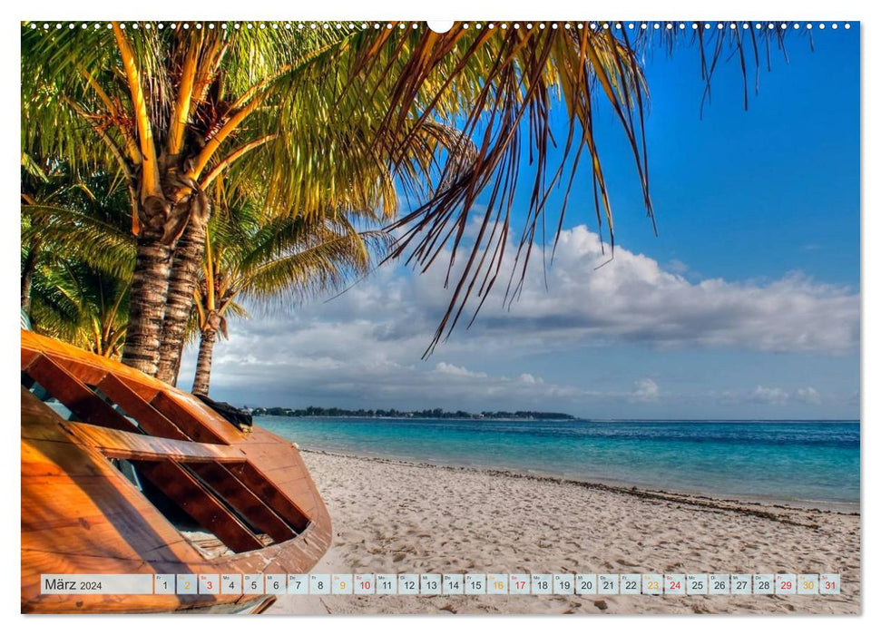 Mauritius - Insel im Indischen Ozean (CALVENDO Premium Wandkalender 2024)