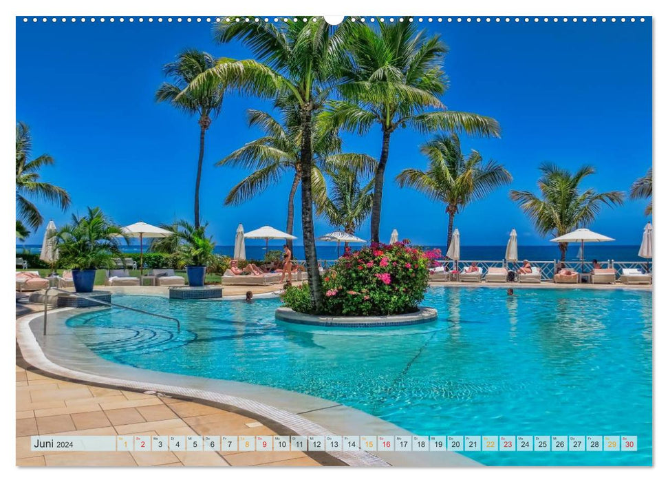 Mauritius - Island in the Indian Ocean (CALVENDO Premium Wall Calendar 2024) 